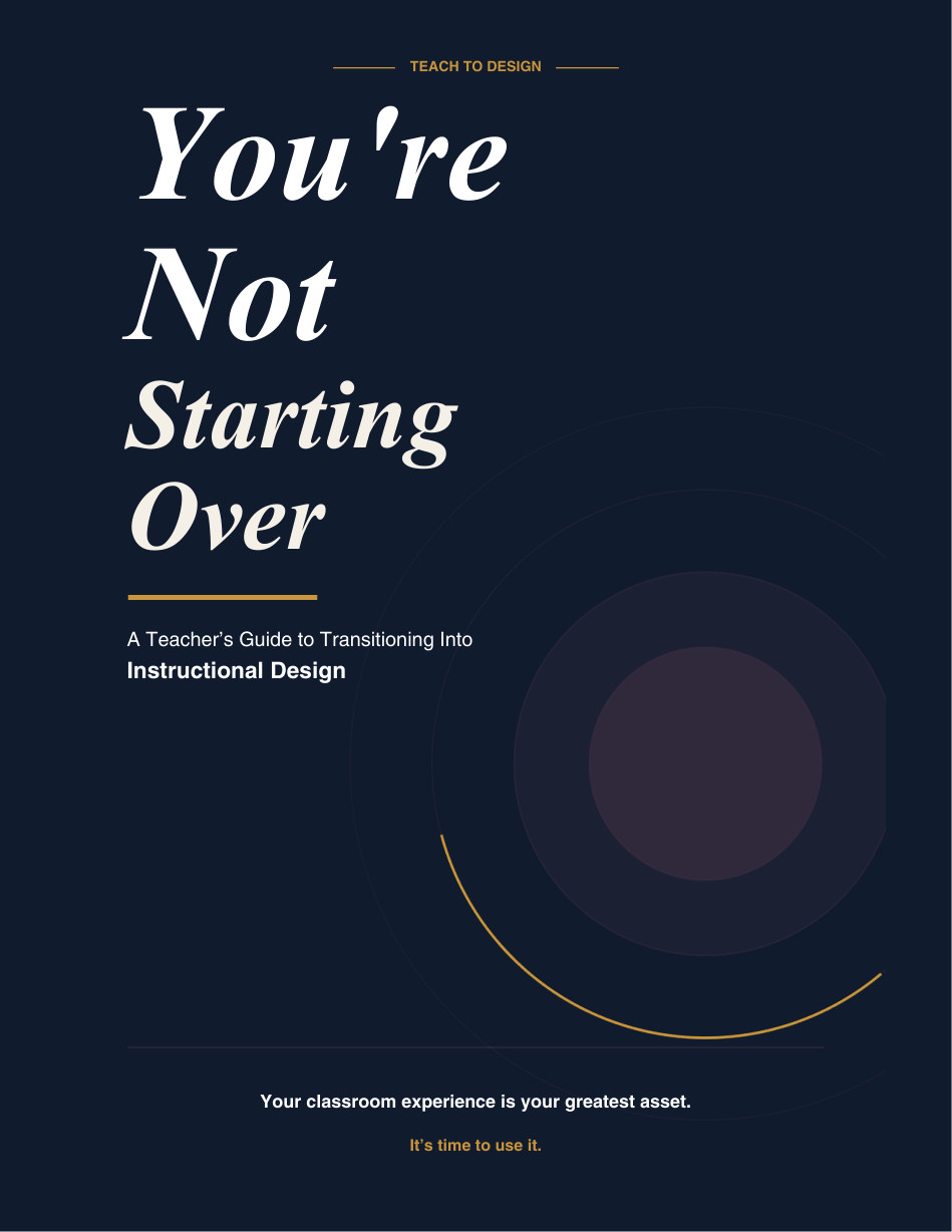 Cover of You're Not Starting Over